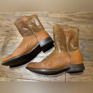 Justin Leather Boots Size 9